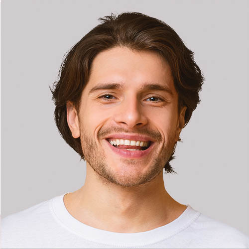 Collage of happy multiracial people faces on gray9 UBNG9AE.jpg
